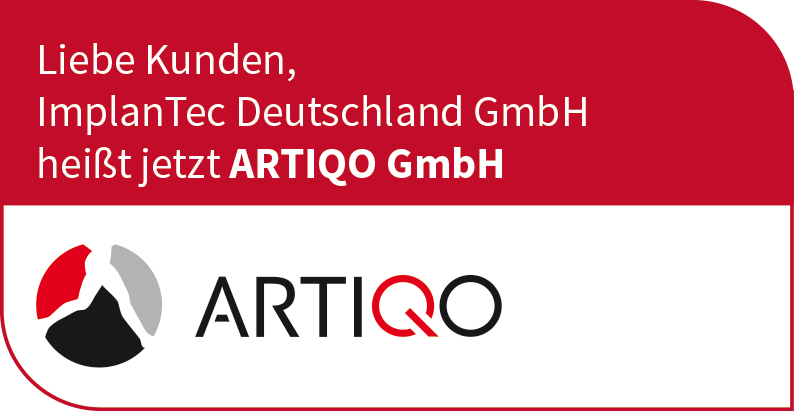 Implantec ist jetzt ARTIQO